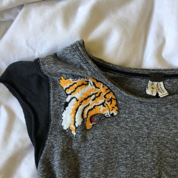 Free People jungle cat embroidered graphic tee - Picture 3 of 5